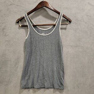Gilligan O‎ Malley Tank Top Womens Small Gray Lace Feminine Bella Swan Fairy Y2K